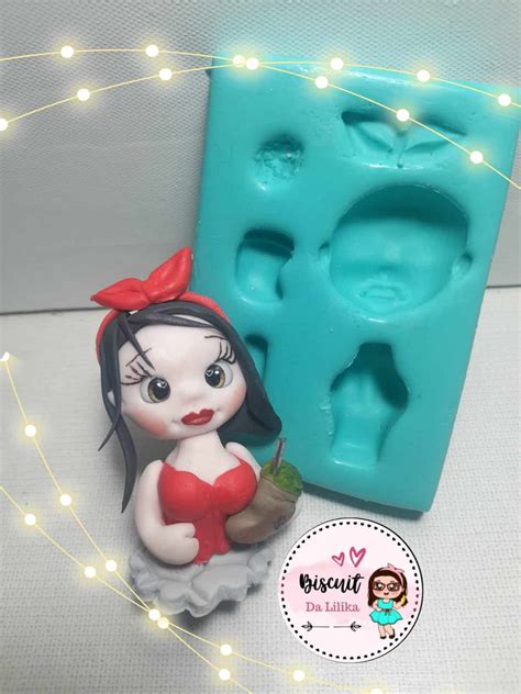 Molde Menina Do Sul Lilika Moldes De Silicone