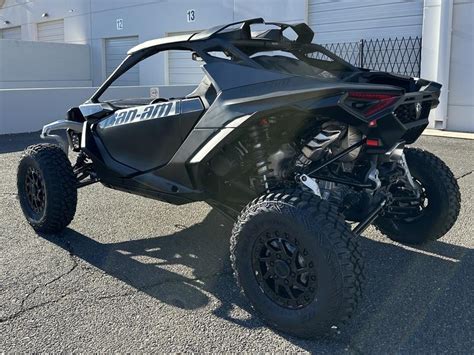 2024 Can Am Maverick R X RS With Smart Shox Triple Black Indian