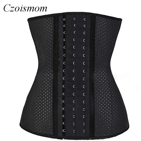 Summer Breathable Girdles Bone Rubber Straps Bodice Waist Latex