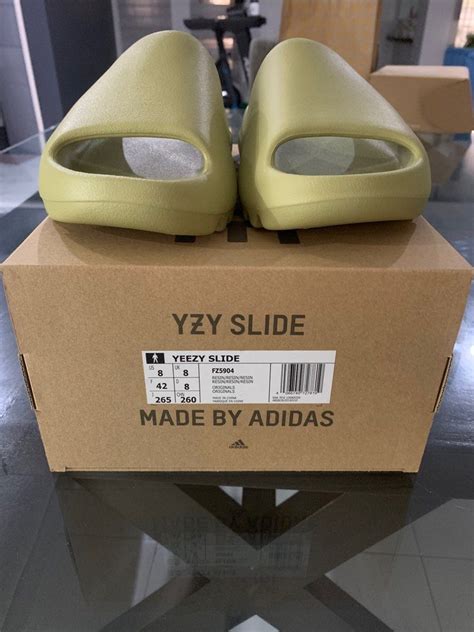 Yeezy Slides Resin 2022 Release Mens Fashion Footwear Slippers And Slides On Carousell