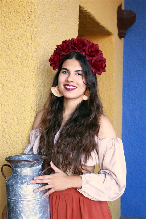 Dark Red Rose Flower Crown Headband Mexican Wedding Bridal Etsy