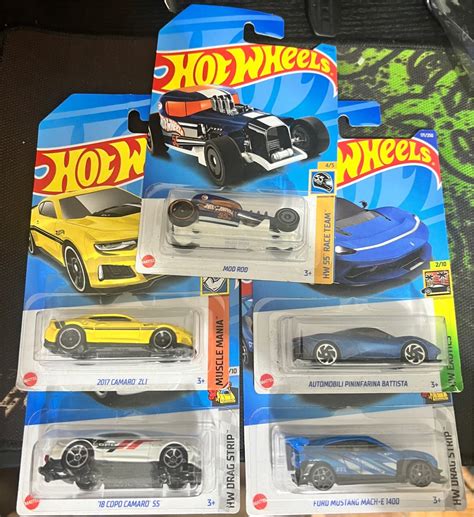 Hot Wheels Lots 2017 Camaro Zl1 Camaro Ss Pininfarina Batistta Ford Mustang Mach E 1400