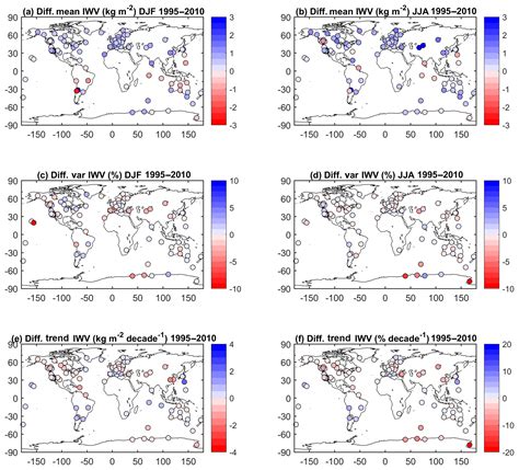 ACP Global IWV Trends And Variability In Atmospheric Reanalyses And