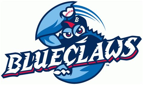 Lakewood Blueclaws Logo Primary Logo South Atlantic League Sal