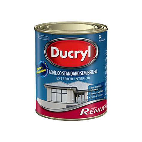 TINTA ACRÍLICA BRILHO DURABILIDADE DUCRYL SEMIBRILHO 900ML RENNER