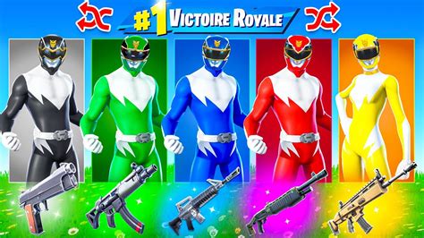 Power Rangers AlÉatoire Challenge Défi Fortnite Battle Royale Youtube