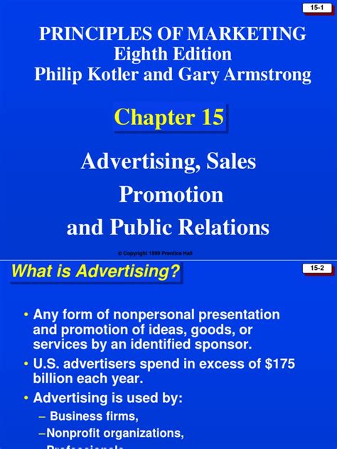 Principles Of Marketing Eighth Edition Philip Kotler And Gary Armstrong