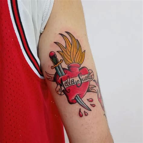 73 Sacred Heart Tattoo Designs To Show Faithfulness