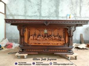 Meja Altar Katolik Kayu Jati Ukuran Meja Altar Gereja Katolik