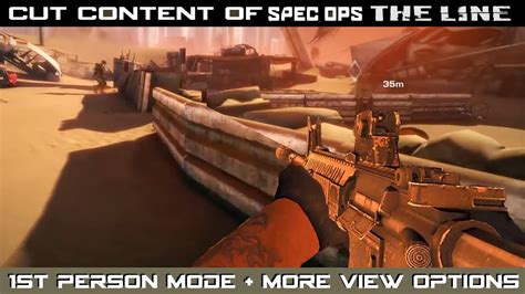 Cut Content Of Spec Ops The Line 1st Person Mode And More Camera