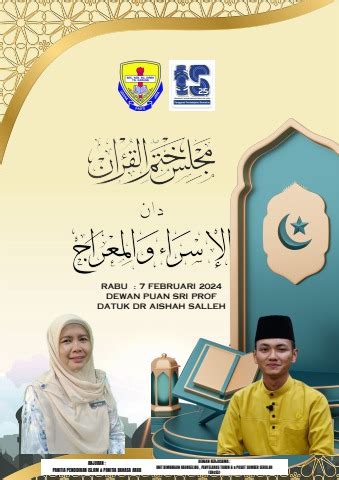 Majlis Khatam Al Quran Ceramah Israk Mikraj Sk Sungai Sireh