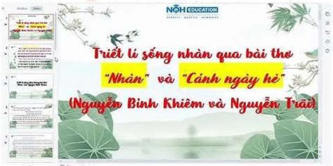 So sánh vẻ đẹp tâm hồn của Nguyễn Trãi và Nguyễn Bỉnh Khiêm ở hai bài