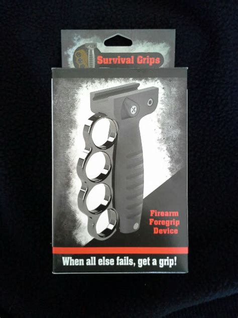 Survival Grips Firearm Grips And Accessories Spike Finger Guard Black