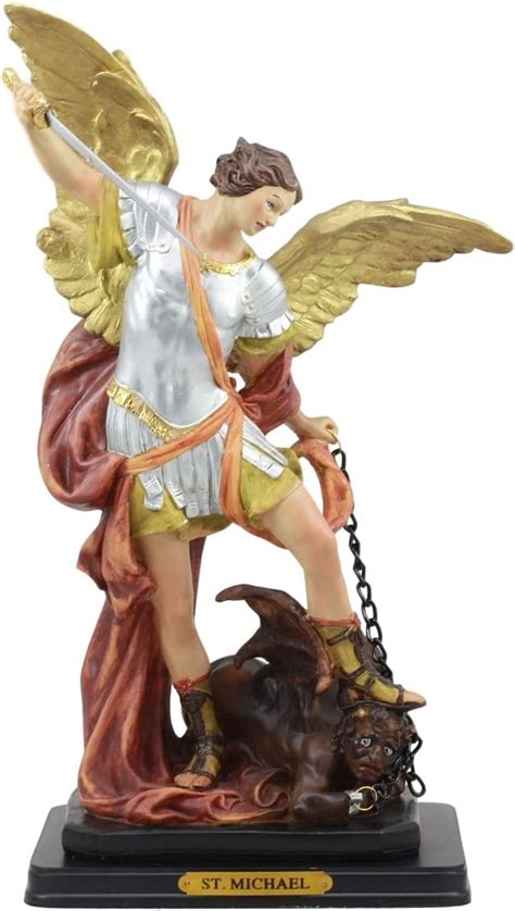 Ebros Large Saint Michael Slaying Lucifer Satan Statue Tall With