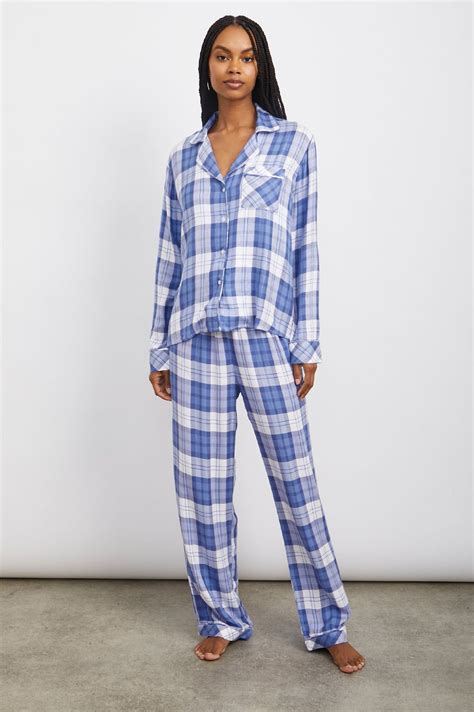 Essentials Womens Lightweight Flannel Pajama Set Discount Shopping