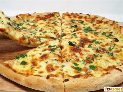 Four Cheese Garlic Pizza | Recipe | Garlic pizza, 4 cheese pizza, Cheese pizza recipe