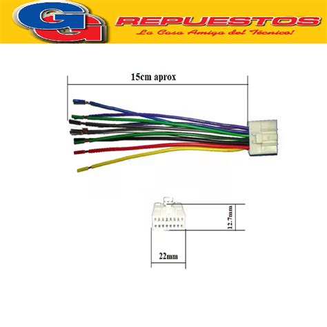 FICHA PARA AUTOESTEREO ALPINE UNIVERSAL 16 PINES