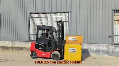 Tder Fb25 2 5t Electric Forklift 2 5 Ton Battery Forklift With Cabin