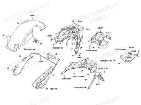 Feu Arriere Pi Ces Kymco Neuves Pi Ces Scooter Xciting S I Abs T