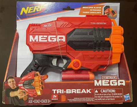 Nerf Gun Mega Tri Break Hobbies Toys Toys Games On Carousell