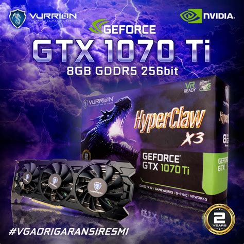 Jual Vga Card Hyperclaw Gtx Ti Gb Gddr Bit Vurrion Geforce