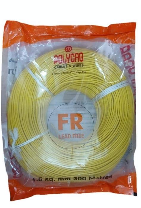 M Polycab Fr House Wire Wire Size Sqmm At Rs Roll In