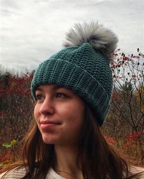 winter hat crochet pattern video tutorial link included etsy