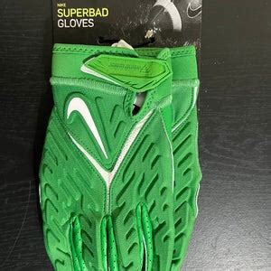 Nike Superbad 6.0 Green Football Gloves | SidelineSwap