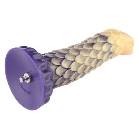 Hismith Cm Fantasy Dildo With Squama Textured Curved Shaft