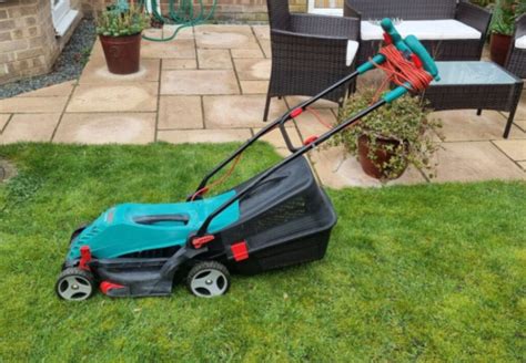 Bosch Rotak 370 ER Corded Rotary Lawnmower 3165140727709 EBay