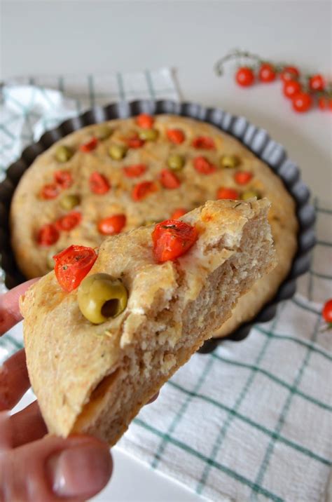 Focaccia Integrale Con Pomodori E Olive Foodblogfuorisede