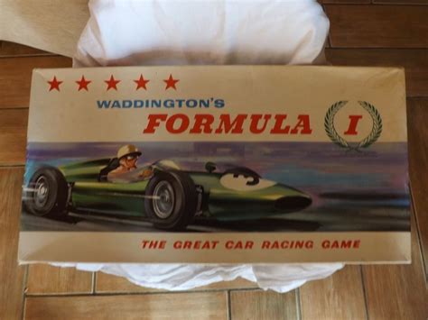 Formula 1 One Waddingtons 1962 First Edition Vintage Board Game Cars