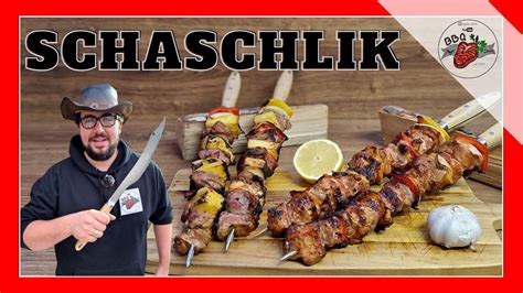 Schaschlik Spie E Mariniert Klassisch Pikant Exotisch Vom