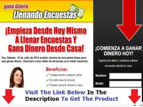 Gane Dinero Llenando Encuestas Real Review Bonus Discount YouTube