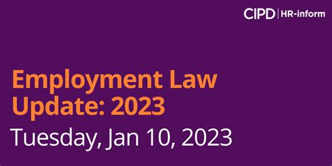 Employment Law Update 2023