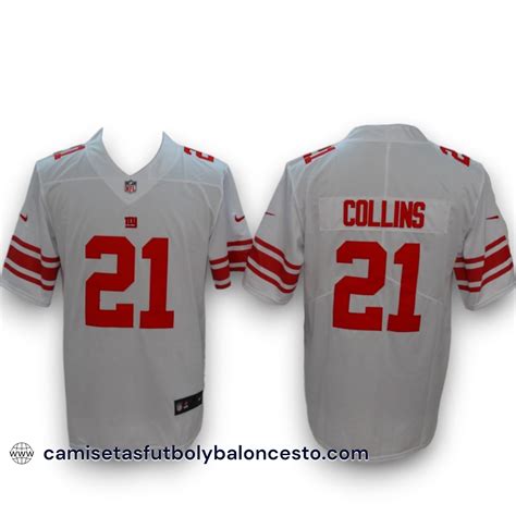 Camiseta New York Giants Visitante Camisetas Futbol Y Baloncesto