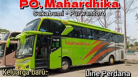 Line Perdana Po Mahardhika Keluarga Baru Di Terminal Bus Sukabumi