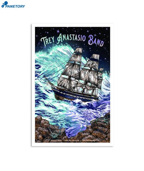 Trey Anastasio Band Event Baltimore 2023 Tour Poster 2024