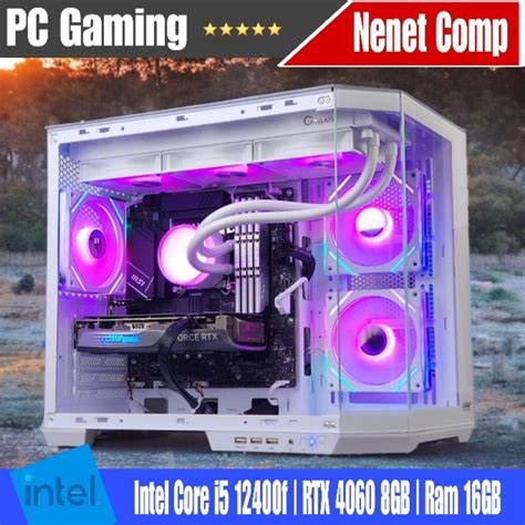 Jual PC Rakitan Gaming Intel Core I5 12400F RTX 4060 8GB RAM 16GB