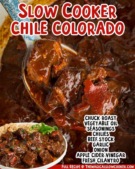 Slow Cooker Chile Colorado The Magical Slow Cooker