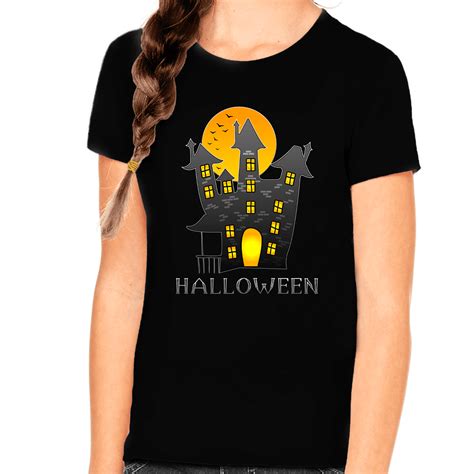 Funny Halloween Shirts for Girls Haunted Mansion Shirt Cute Halloween ...