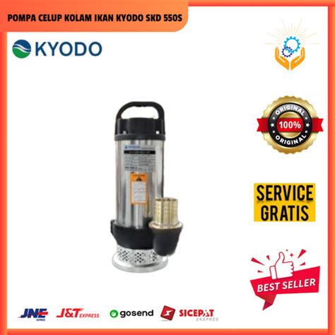 Jual POMPA CELUP KOLAM IKAN KYODO SKD 550S SUBMERSIBLE PUMP AIR BERSIH