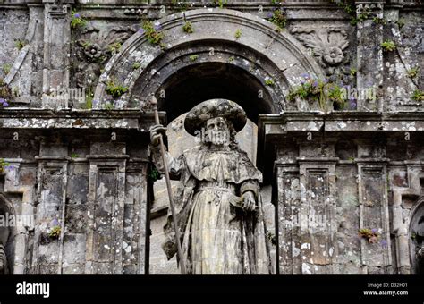 The Statue Of St Jamessantiago De Compostelacathedralpilgrimageway