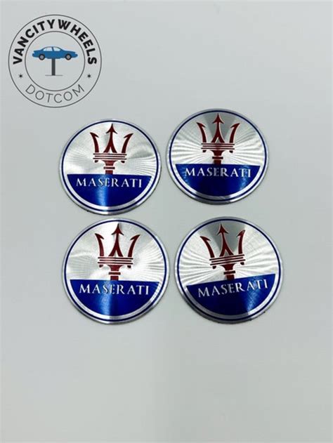 Pcs Mm Maserati Stickers Emblems Unleash The Exquisite Potential Of