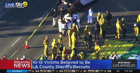 25 La County Sheriffs Recruits Injured In Whittier Crash 5 In