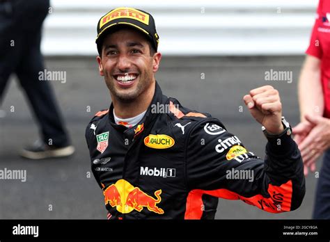 Race Winner Daniel Ricciardo Aus Red Bull Racing Celebrates In Parc