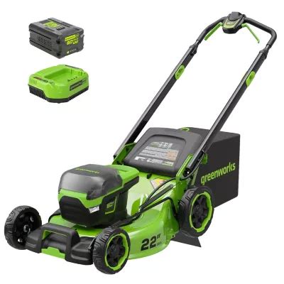 Greenworks 60V 22 In Brushless Cordless Battery Walk Behind Push Lawn