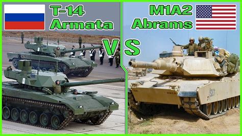 M1A2 Abrams VS T-14 Armata | Tech Comparison | Tank vs Tank #1 - YouTube