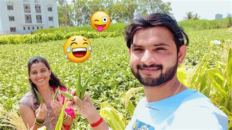 आज आम्ही शेतामध्ये गेलो होतो😀 तिथे काय घडलं पहा 😳 Vlog 9 Sakshi ️