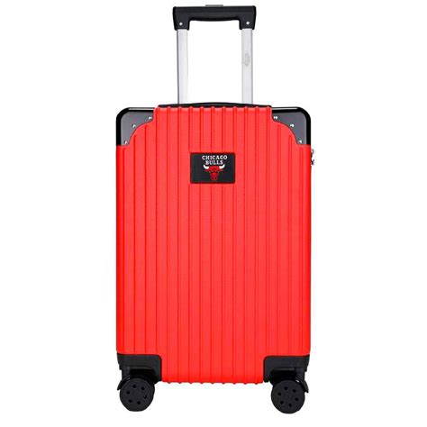 Mojo Red Chicago Bulls Premium 21 Carry On Hardcase Luggage